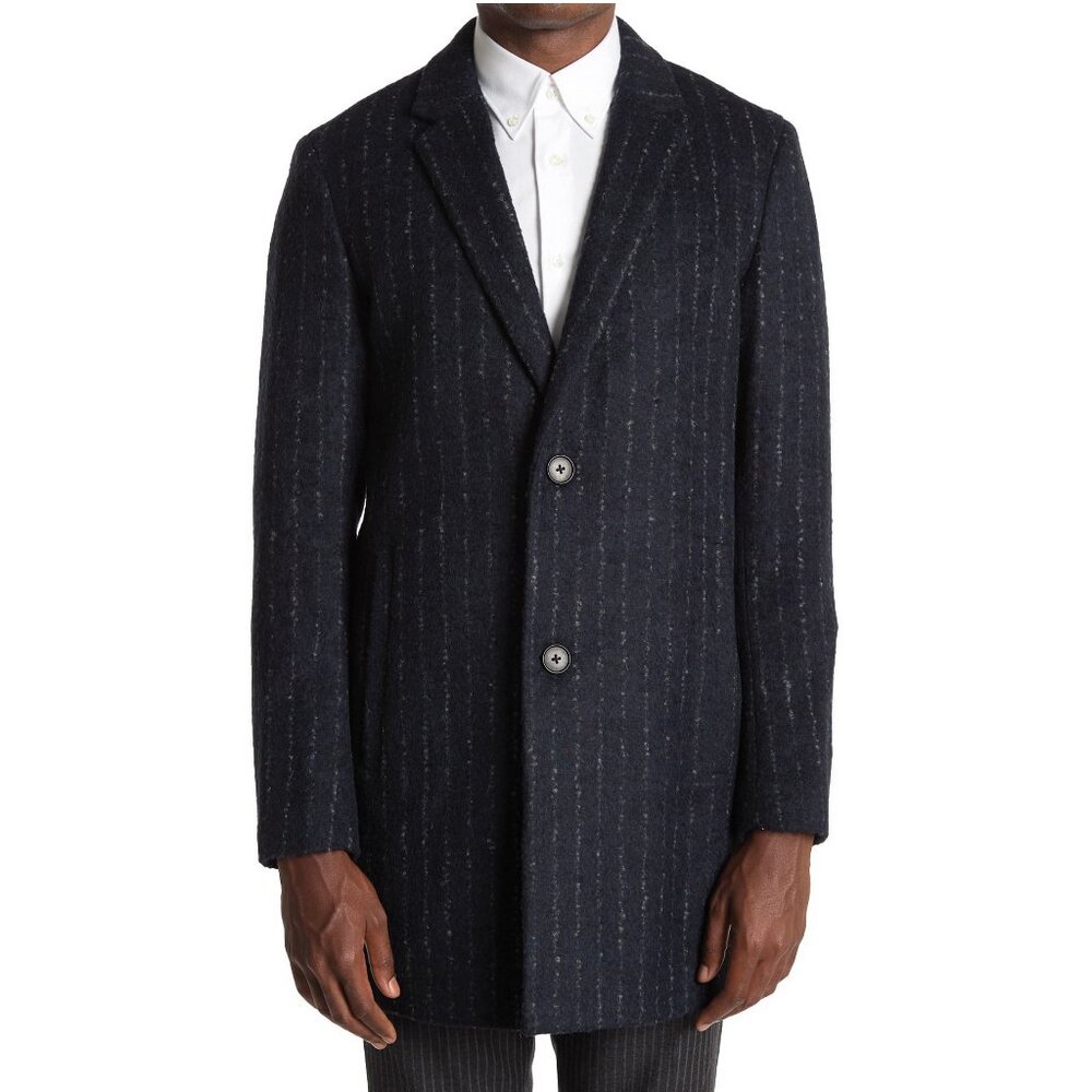 NWT Theory Stripe Overcoat | Classic Business Jacket for Fall Winter